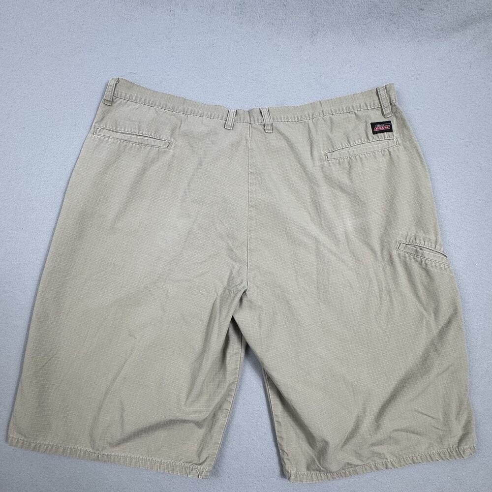 Dickies Mens 44 Khaki Ripstop Cargo Utility Workwear Shorts 12in Inseam Relaxed - Picture 12 of 16